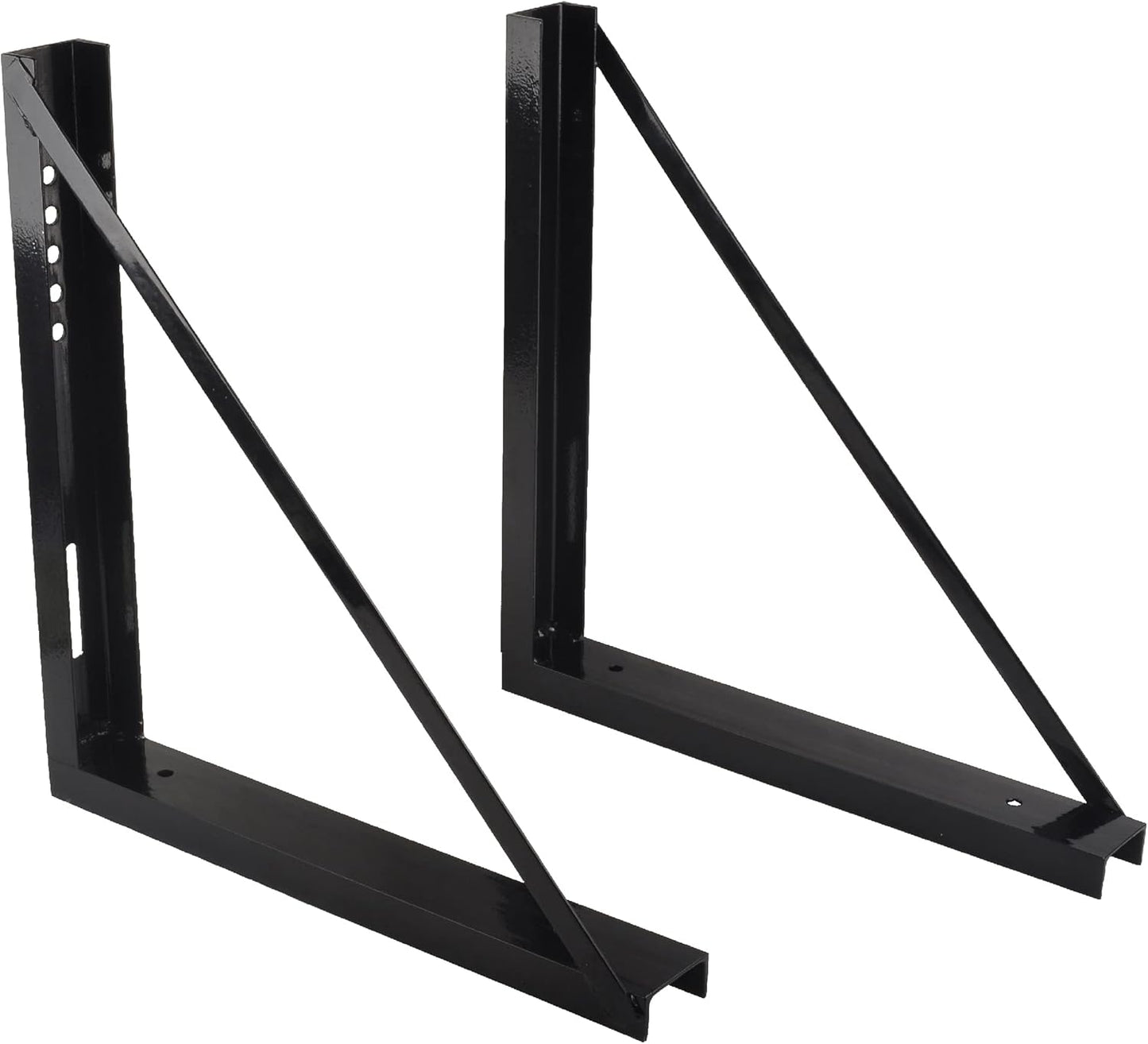 24x24 Bolted Steel Mounting Brackets for Trailer Tool Box Set