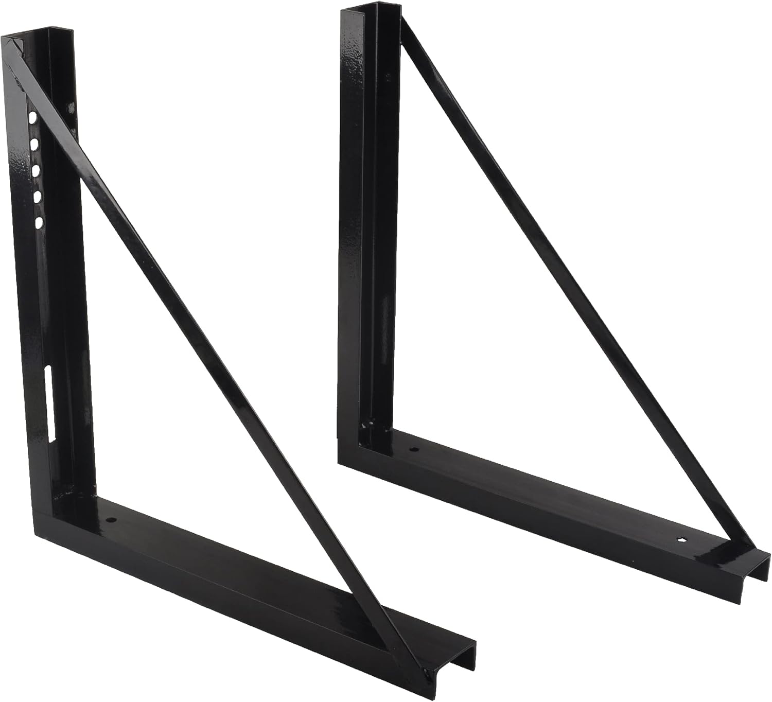 24x24 Bolted Steel Mounting Brackets for Trailer Tool Box Set