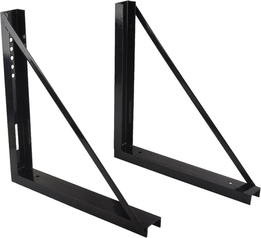 24x24 Bolted Steel Mounting Brackets for Trailer Tool Box Set