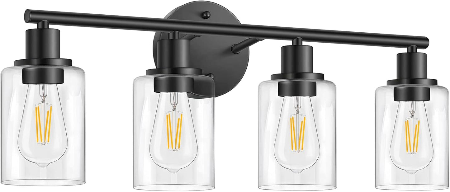 FOLKSMATE Bathroom Light Fixtures for Modern Vintage Style