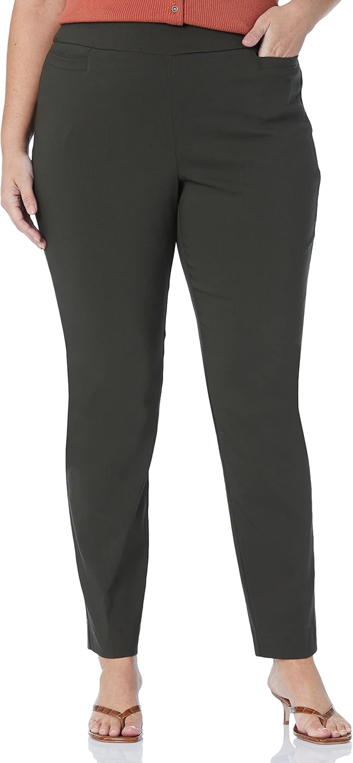 Briggs New York Womens Super Stretch Millennium Pull on Pant