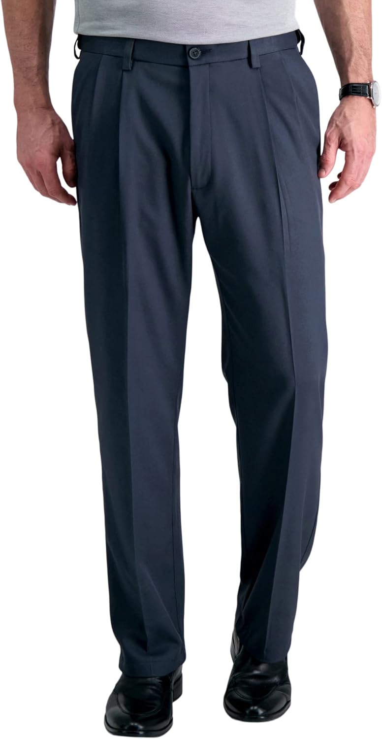 Haggar Men's Cool 18 Pro Classic Fit Pleat Front Pants Review