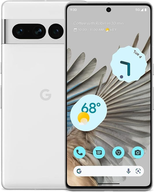 Google Pixel 7 Pro 5G Unlocked - 256GB Snow - Renewed Quality