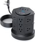 TROND Tower Surge Protector Power Strip with USB - 18-in-1 Charging