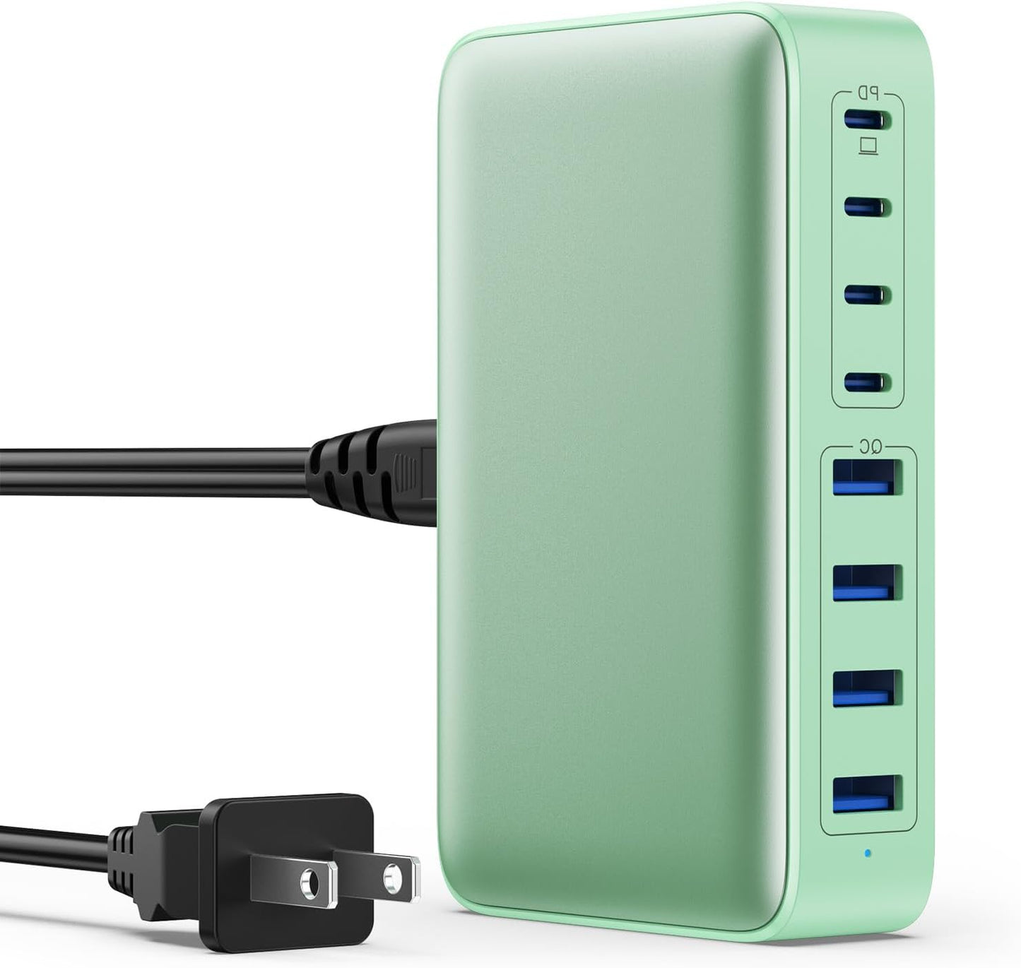 200W USB C Charger Block with 8 Ports for Fast Charging