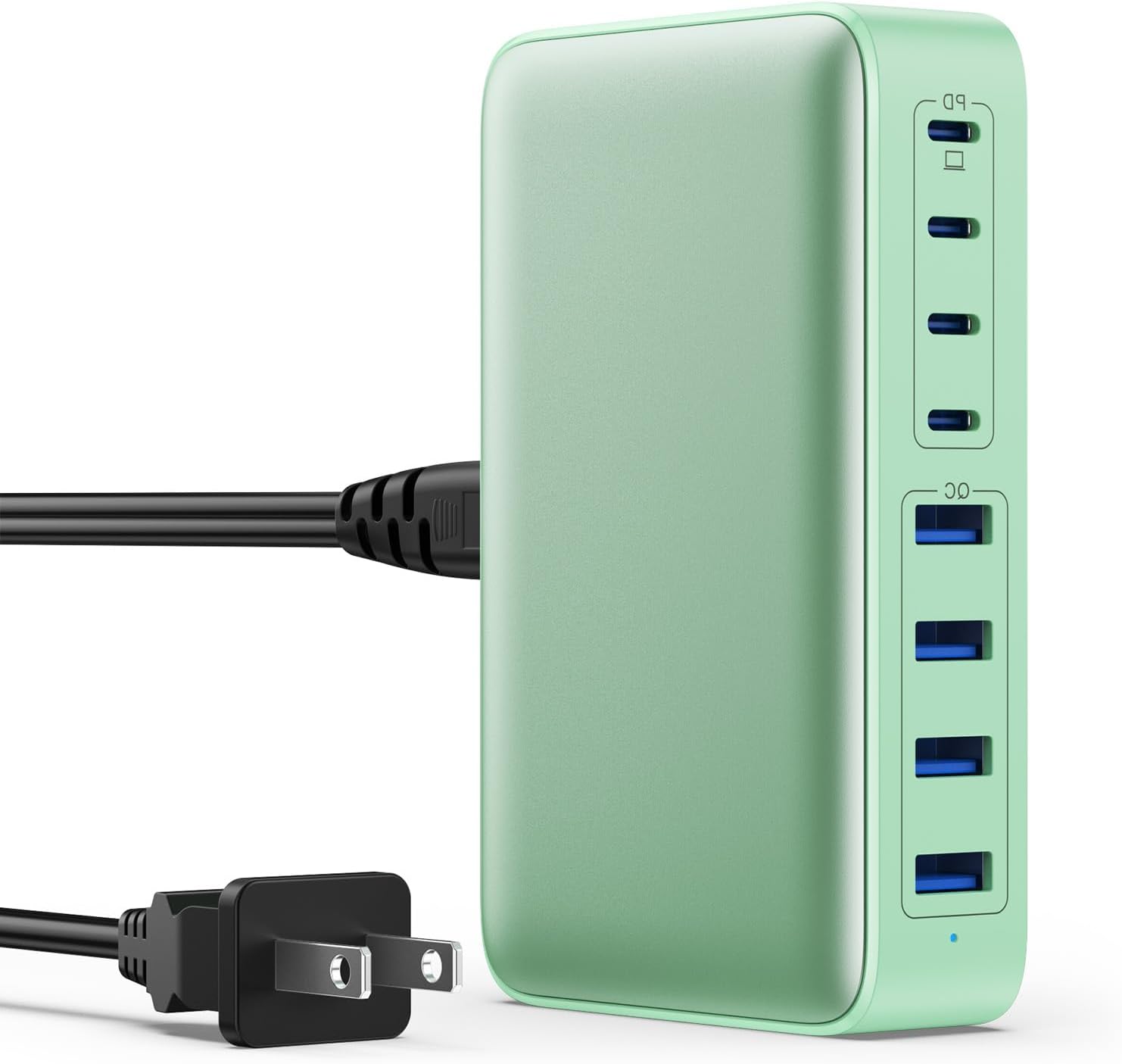 200W USB C Charger Block with 8 Ports for Fast Charging