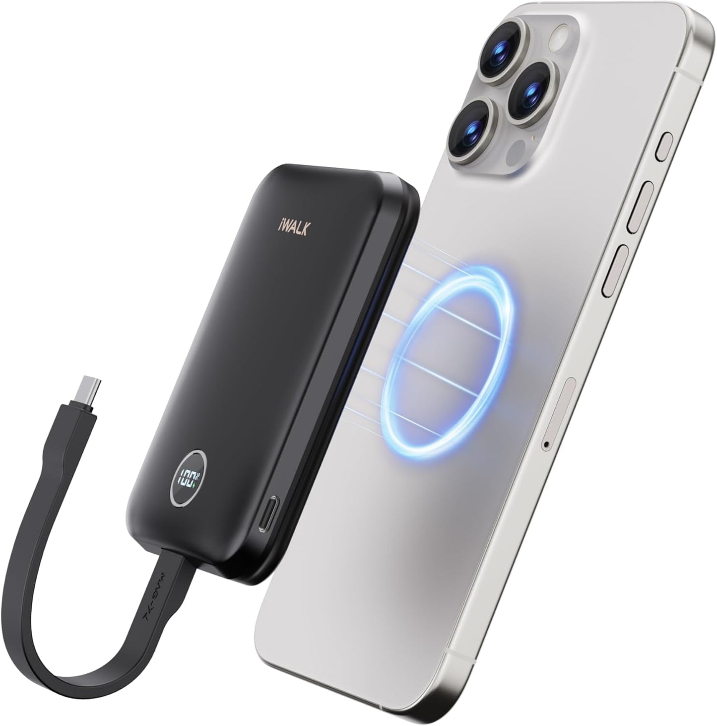 iWALK Magnetic Power Bank 10000mAh with Fast Charging Features