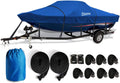 Kayme 1200D Heavy Duty Boat Cover for 16-18.5 ft Boats - Waterproof