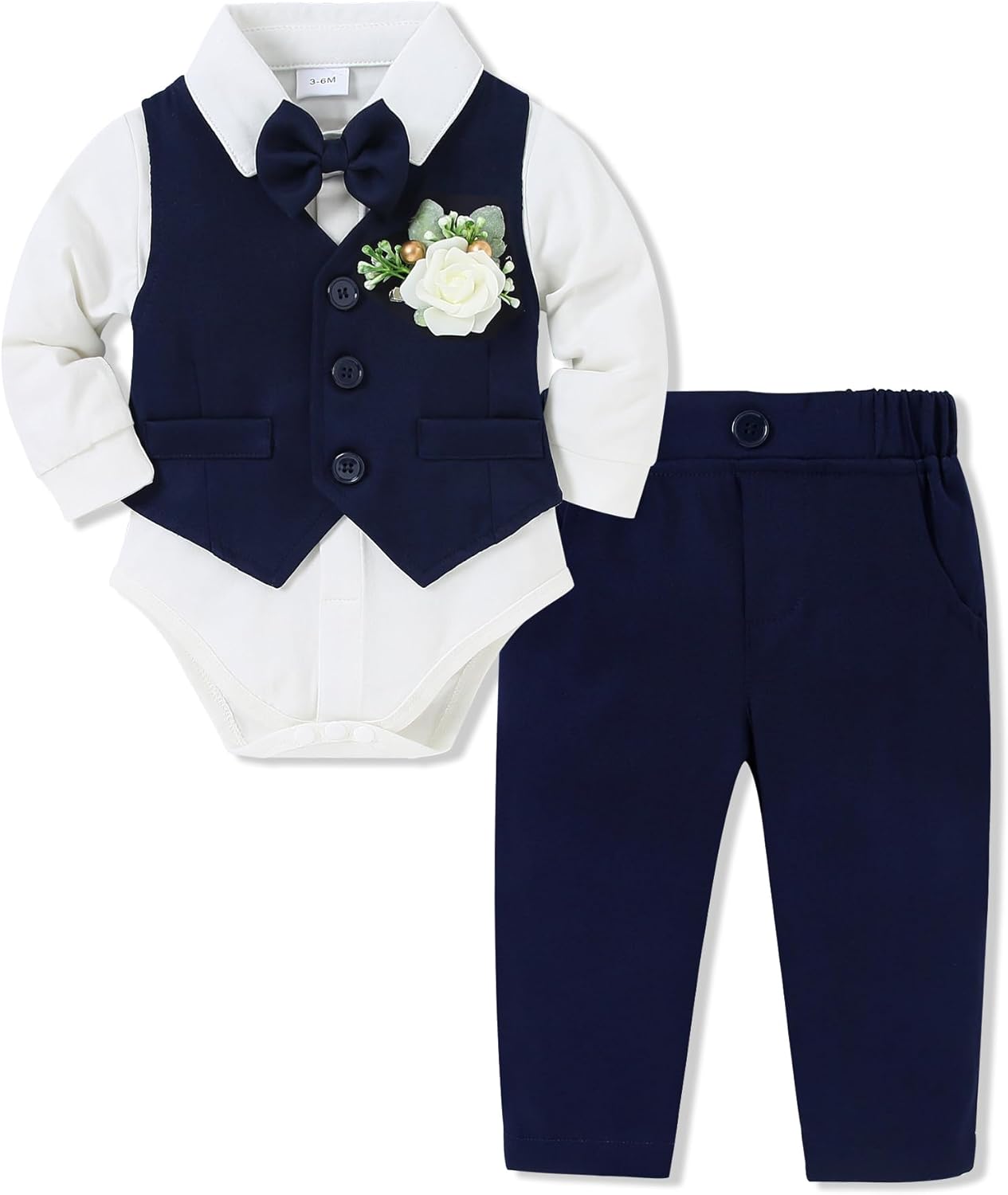 Stylish Baby Boy Clothes Suit Set for Formal Occasions