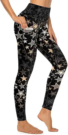 High Waisted Exercise Yoga Pants with Pockets for Women