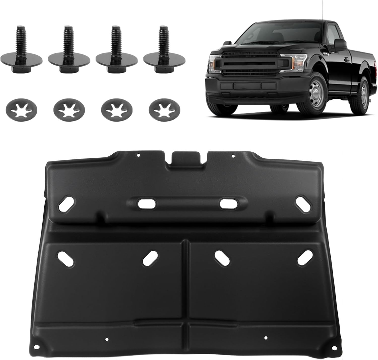 Engine Splash Shield Cover for 2015-2022 F150 Gasoline Models