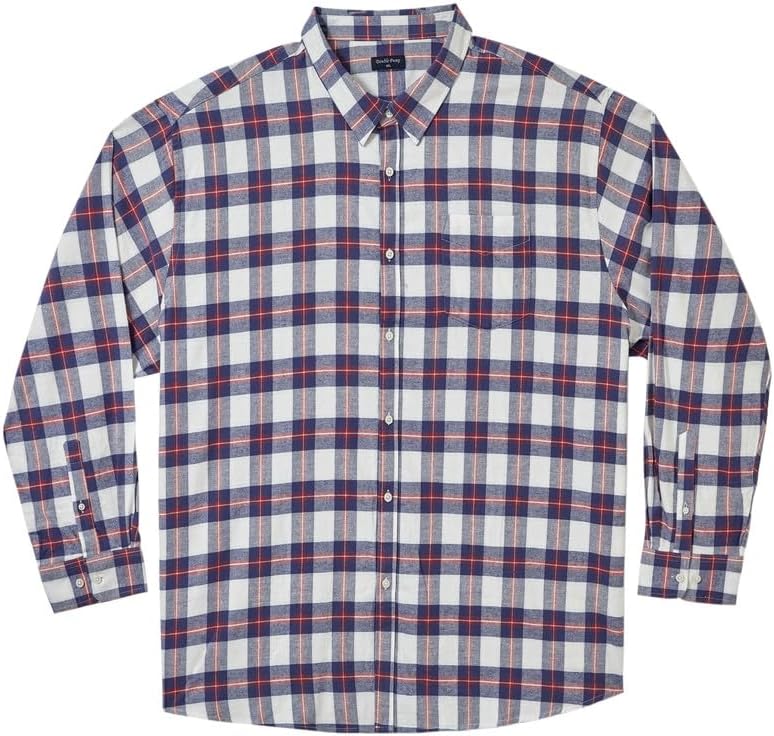 Double Pump Big and Tall Flannel Shirts for Men - Casual Style