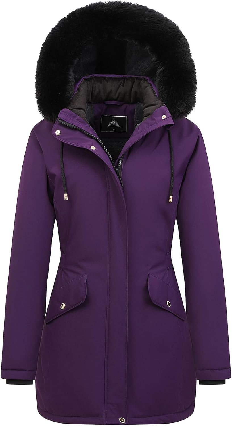 MOERDENG Women's Long Winter Down Coat for Ultimate Warmth