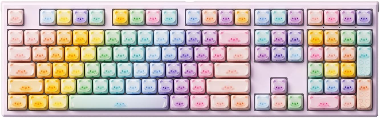 AKKO MG108B Colorful Cats Mechanical Keyboard for Gamers