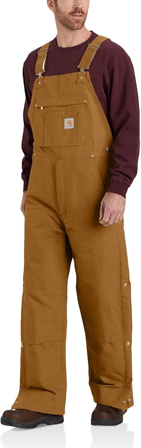 Carhartt Men's Loose Fit Insulated Bib Overall for Comfort