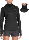 BALEAF Women's Hiking Long Sleeve Shirt with Face Cover - UPF 50
