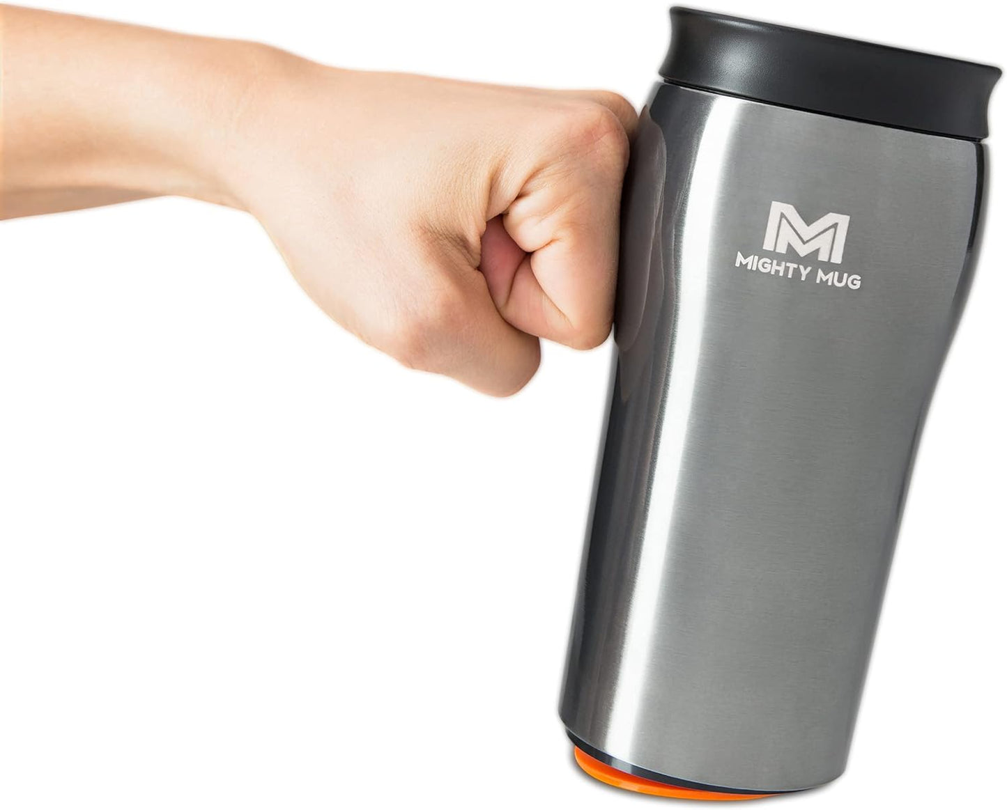 Mighty Mug Insulated Stainless Steel Tumbler - No Spill Travel Cup