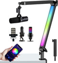 RGB Mic Boom Arm for Microphones - Tall RGB Scissor Mount