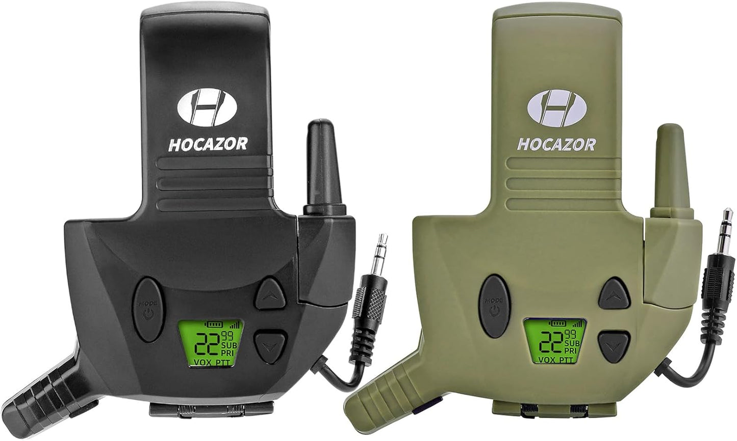 Hocazor W01 Walkie Talkies for Walker's Razor Slim Earmuffs