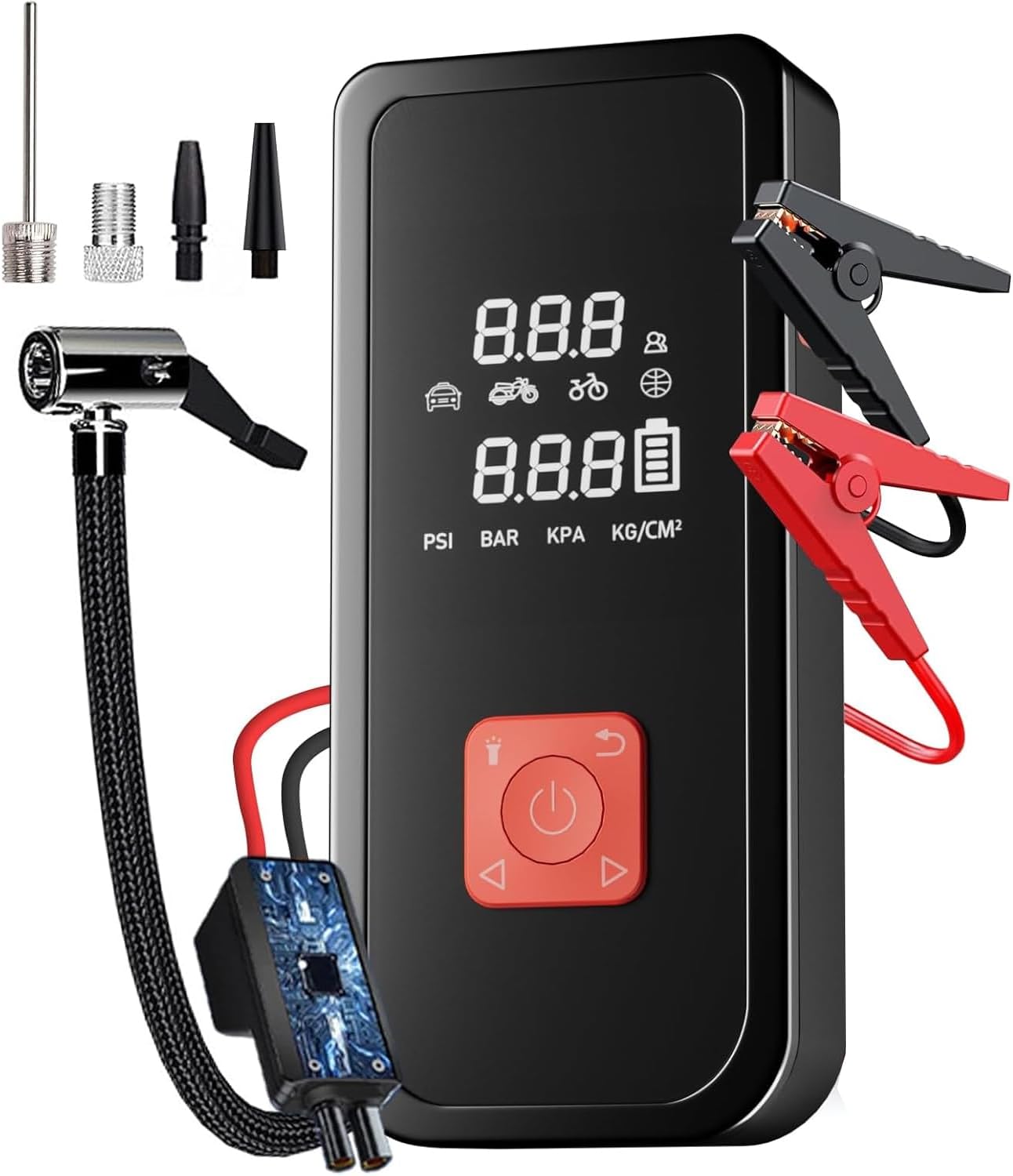 3000A Jump Starter with Air Compressor