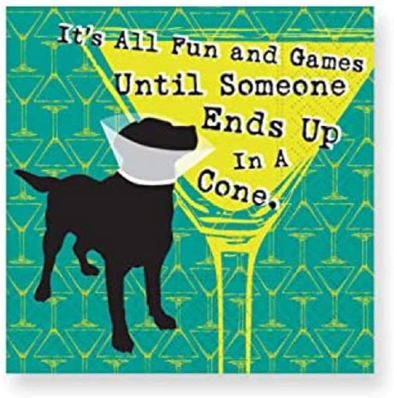 Colorful Cocktail Napkins for Fun & Games!