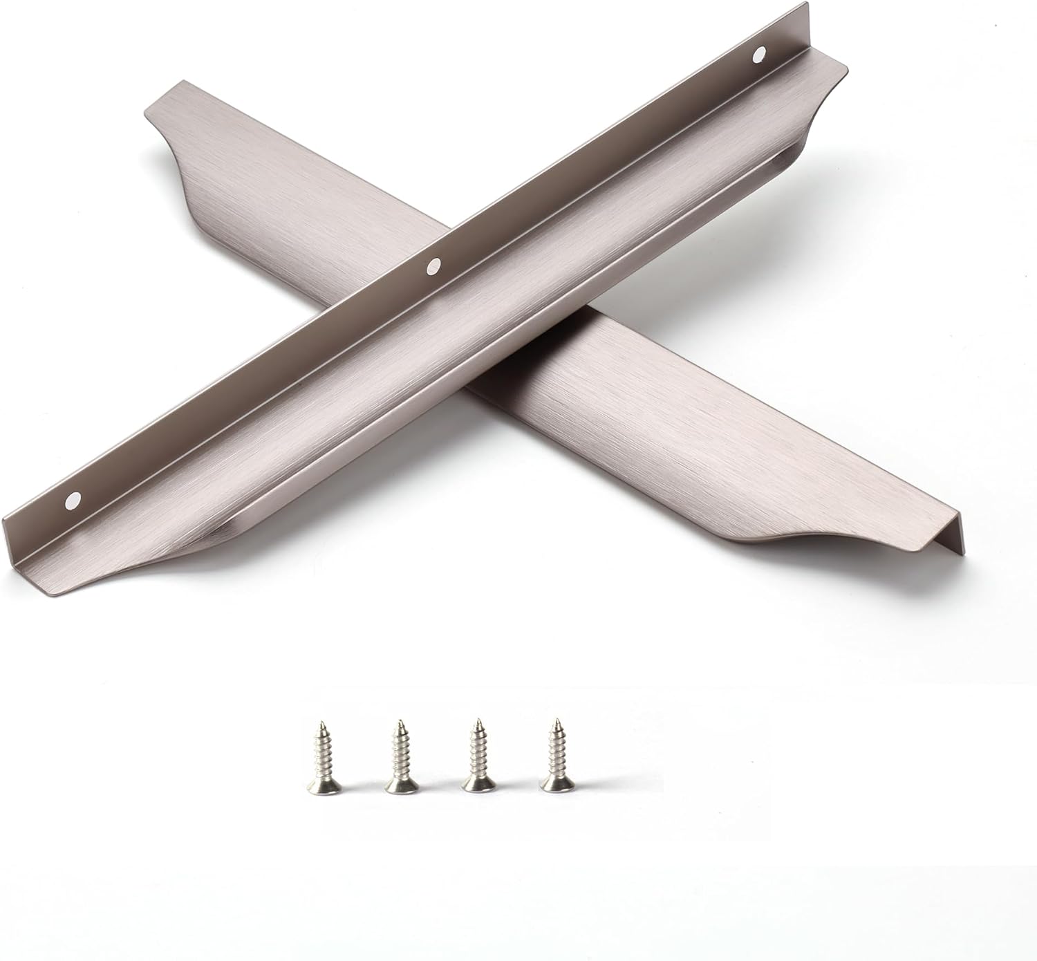 Satanga Edge Finger Pulls for Modern Cabinet Drawer Handles