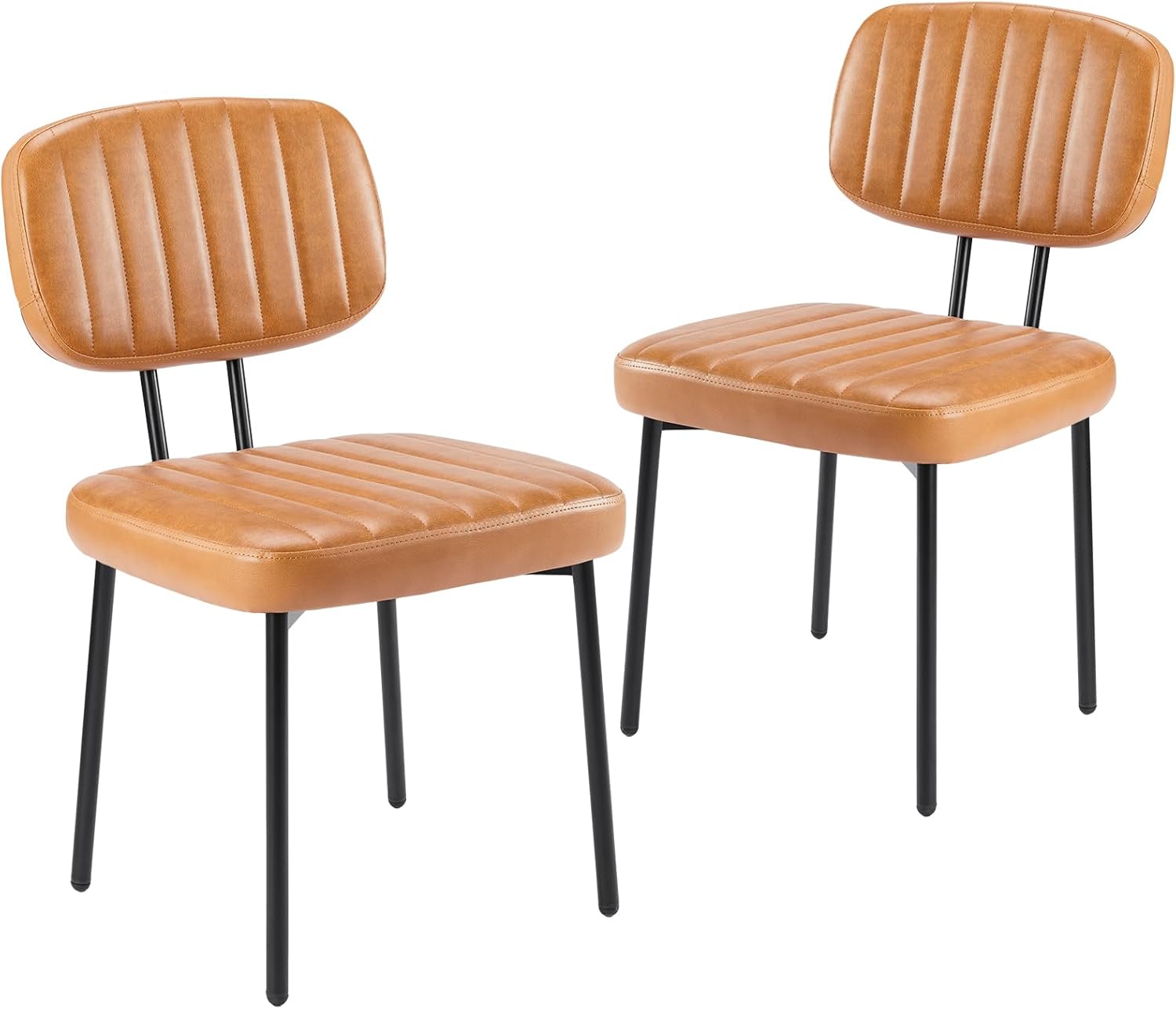 Mid Century Modern Dining Chairs Set of 2 for Kitchen & Living Room