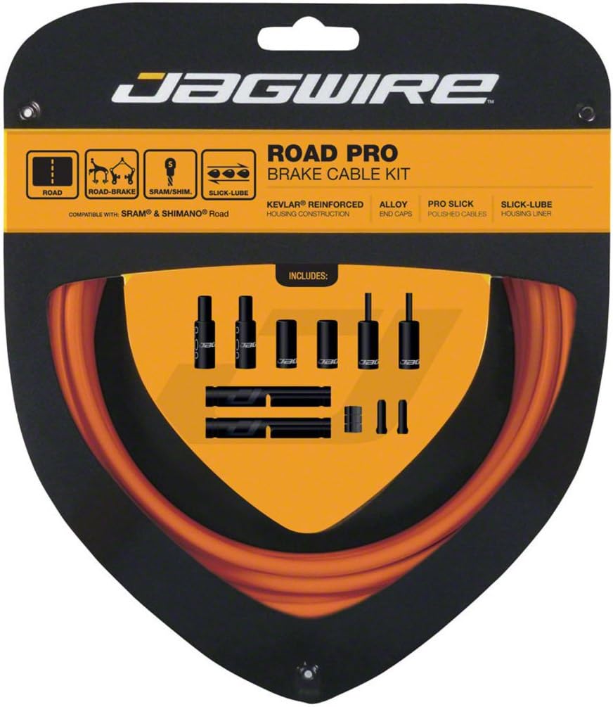 Jagwire JCK207 Pro Road Brake Cable Kit for Shimano/SRAM Bikes