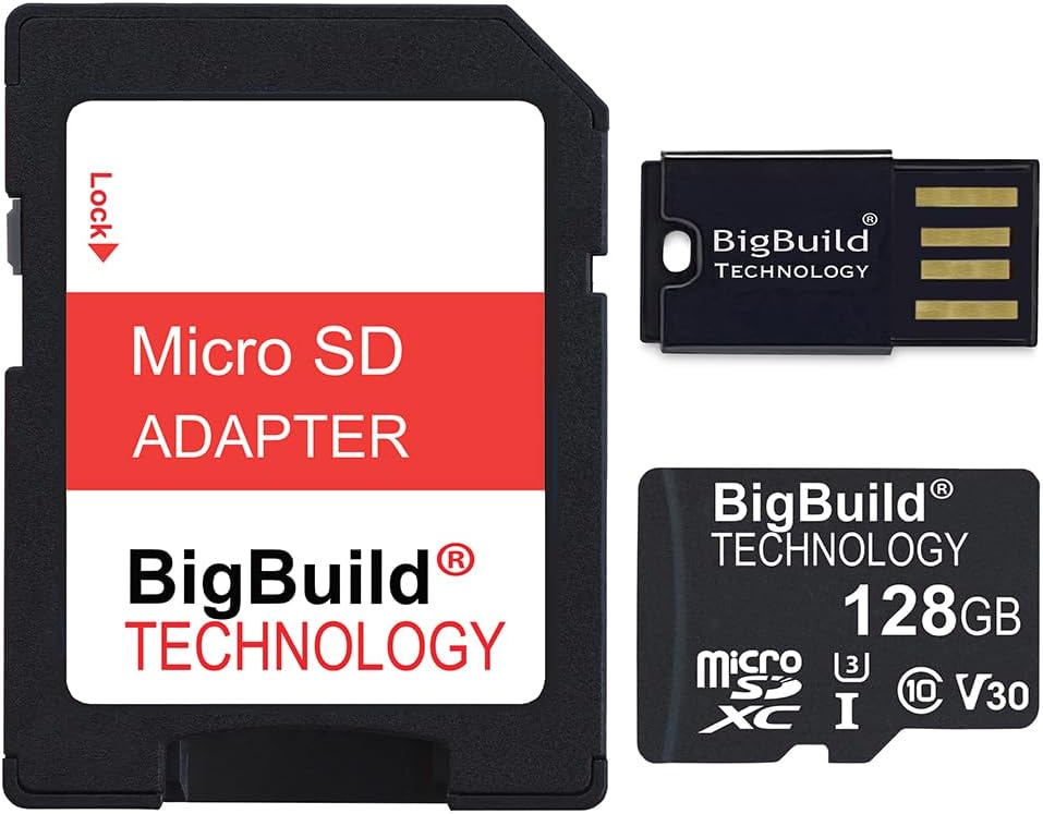 128GB U3 Micro SDXC Memory Card for Samsung Galaxy - Boosts Phone Storage!
