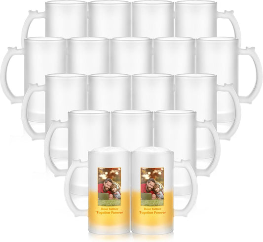 Personalized Sublimation Blank Beer Mugs for Custom Gifts