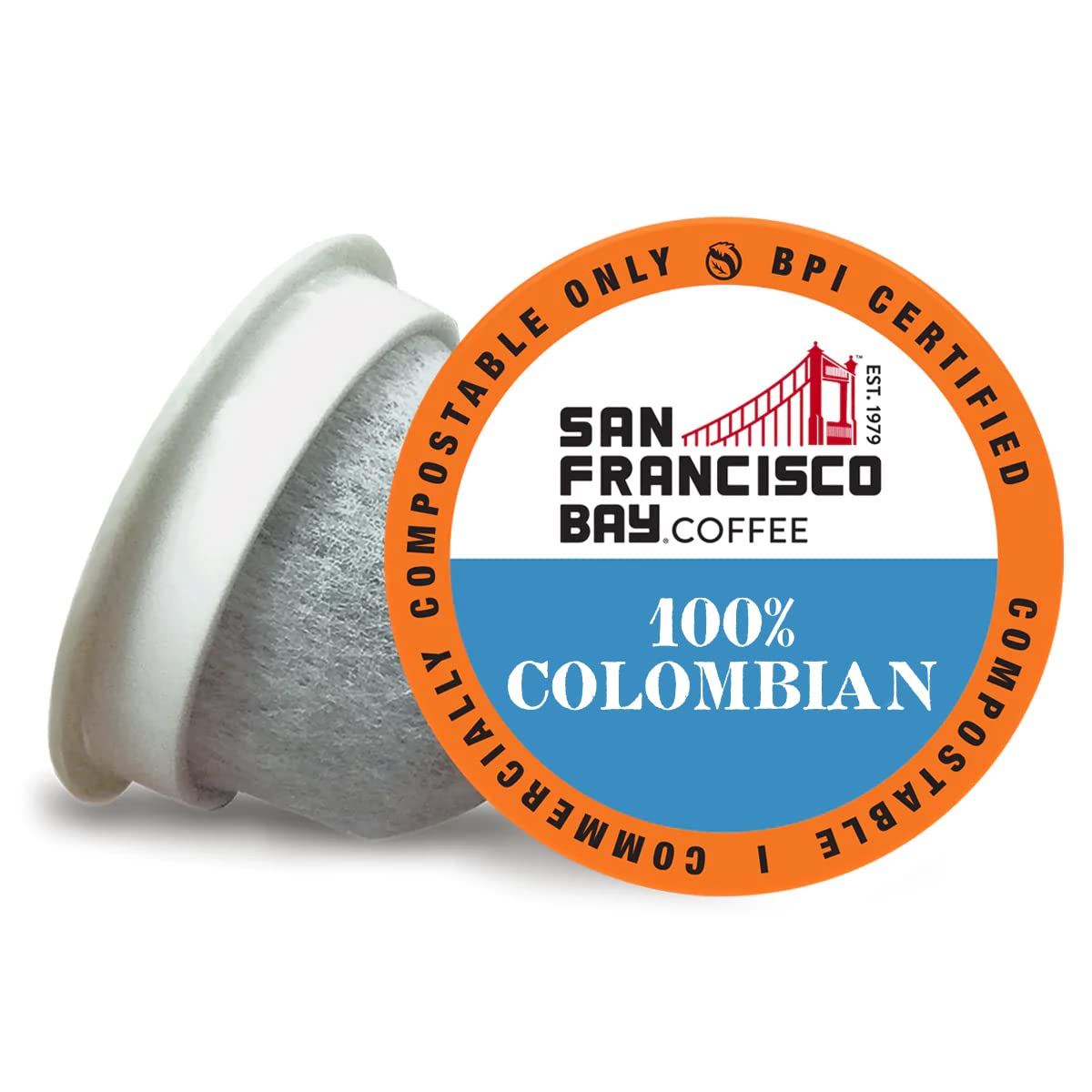 San Francisco Bay Compostable Coffee Pods - 100% Colombian Flavor