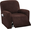 H.VERSAILTEX Velvet Stretch Recliner Couch Covers for Comfort