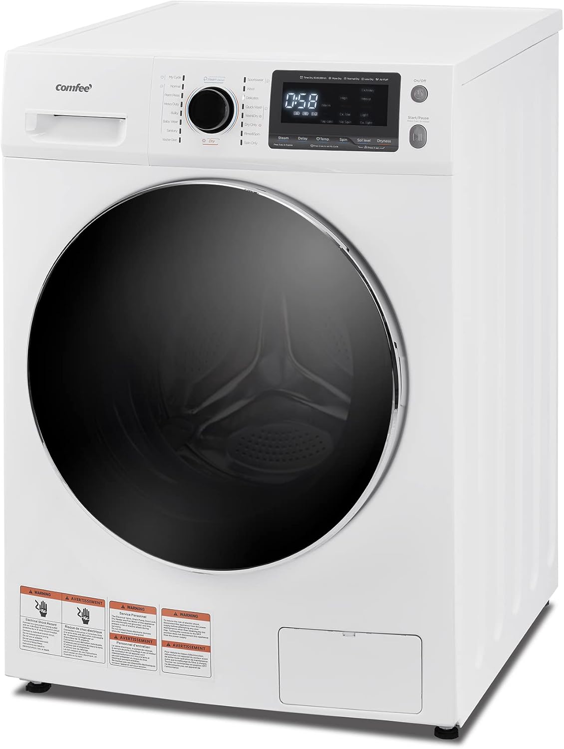 COMFEE 2-in-1 Washer/Dryer Combo - No Shake, Quick Dry
