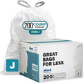 Plasticplace Custom Fit Trash Bags for Code J Cans - Tear-Resistant
