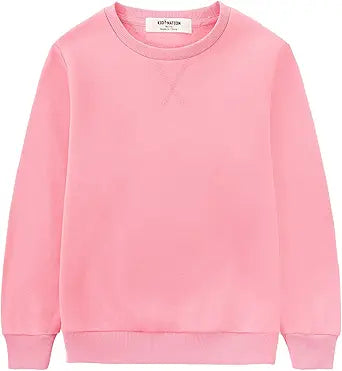 Kid Nation Kids Slouchy Soft Brushed Fleece Crewneck Sweatshirt