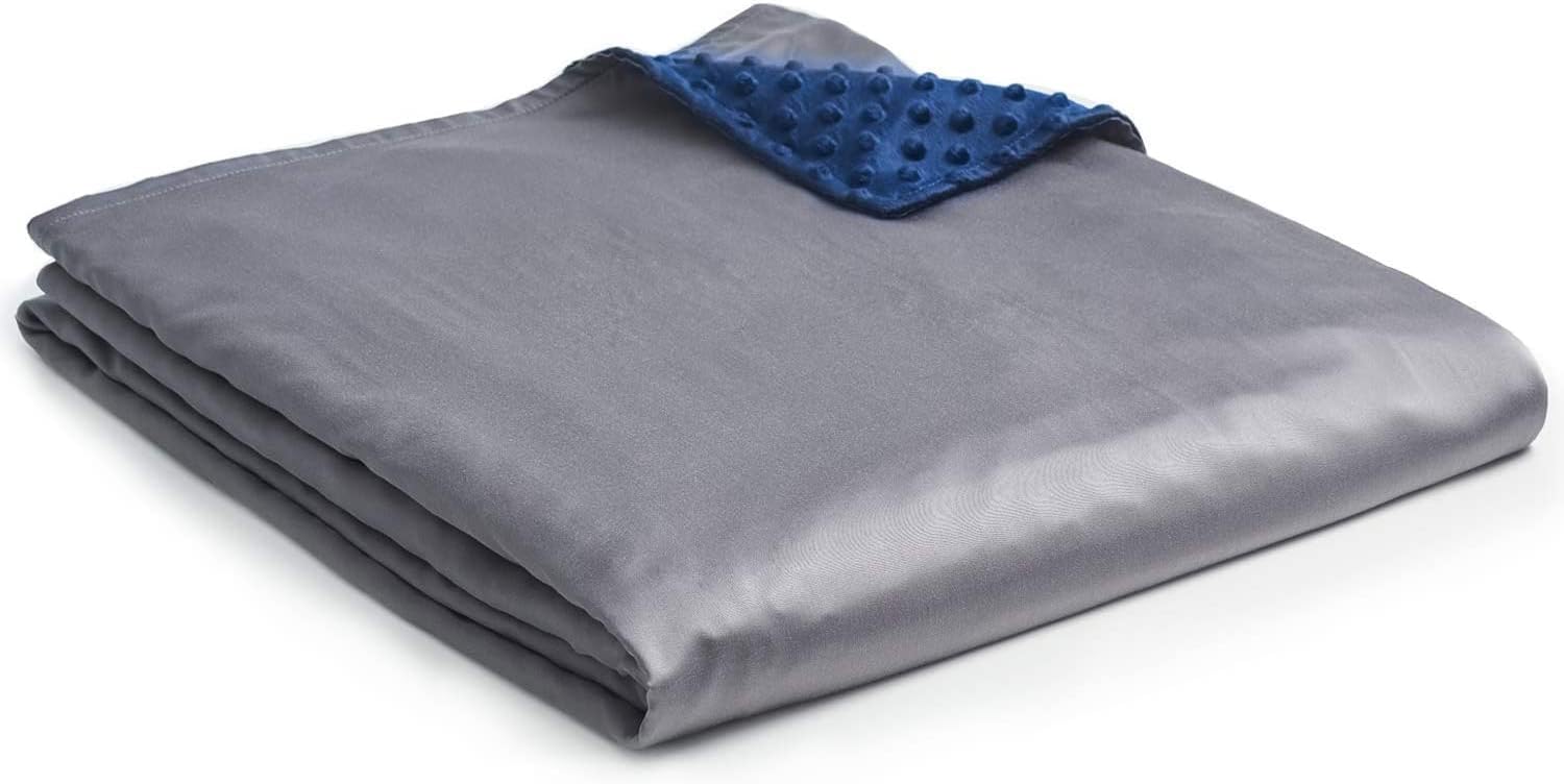YnM Cooling Viscose Duvet for Weighted Blankets - Blue Grey