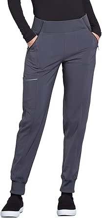 Jogger Scrub Pants for Women with 4-Way Stretch Comfort