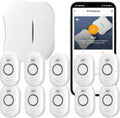 WiFi Water Leak Detector Kit 1 Gateway + 10 Sensors - App Alerts