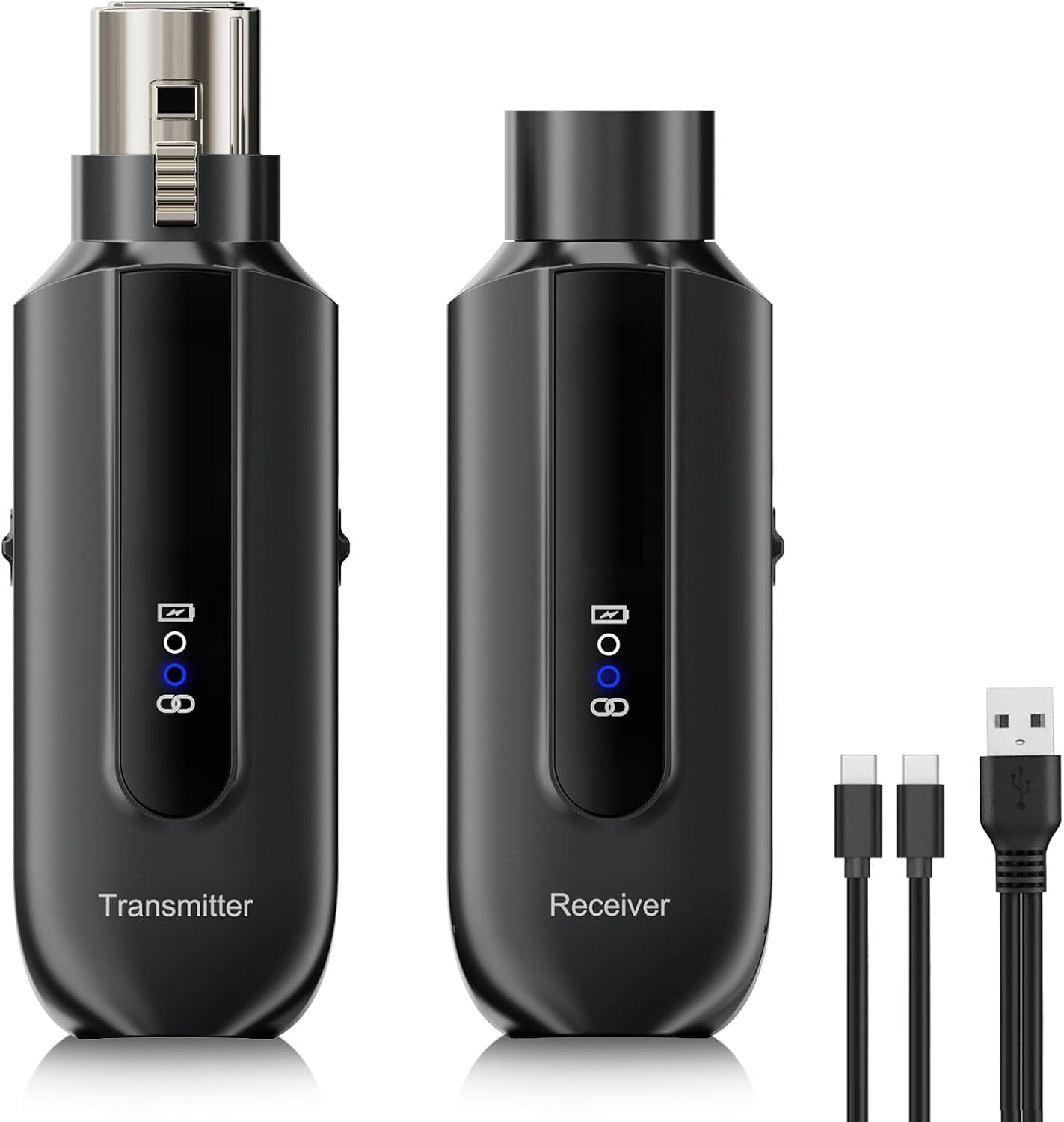 Lococo 2.4GHz Wireless XLR Transmitter: 48V Phantom Power