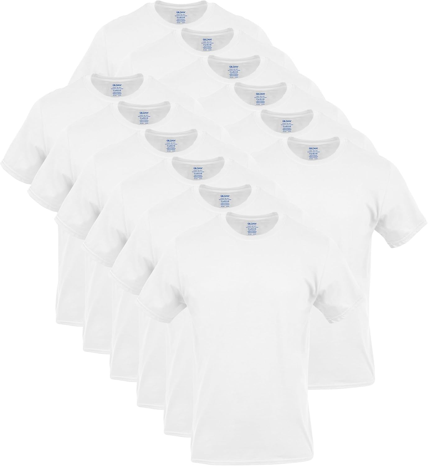 Gildan Men's Crew T-Shirts Multipack for Comfort and Style