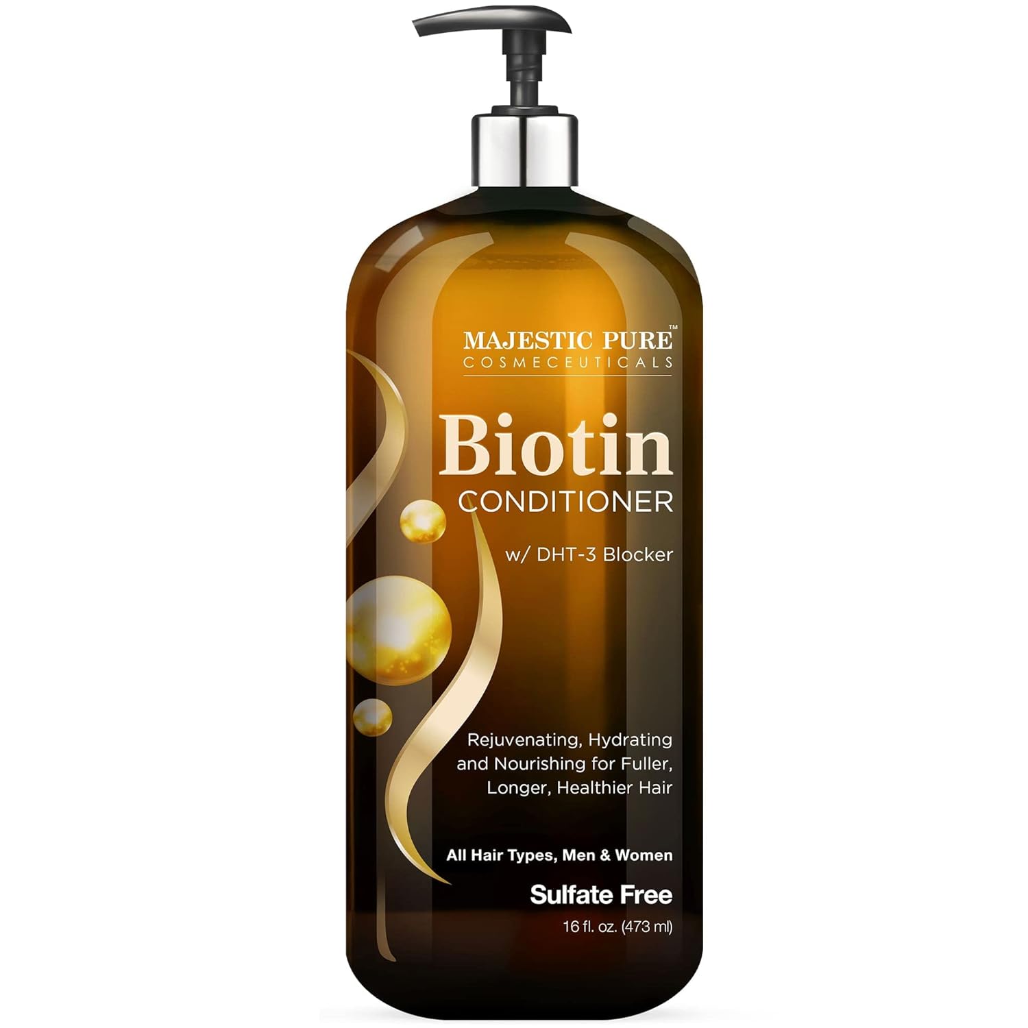 Majestic Pure Biotin Conditioner - Thickens Hair, Blocks DHT