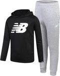 New Balance Boys Active Sweatsuit 2-Piece Waffle Knit Hoodie & Joggers