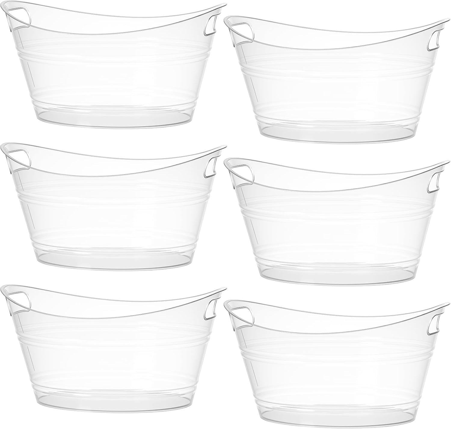 Patelai 6 Pcs Ice Buckets Bulk for Parties and Events