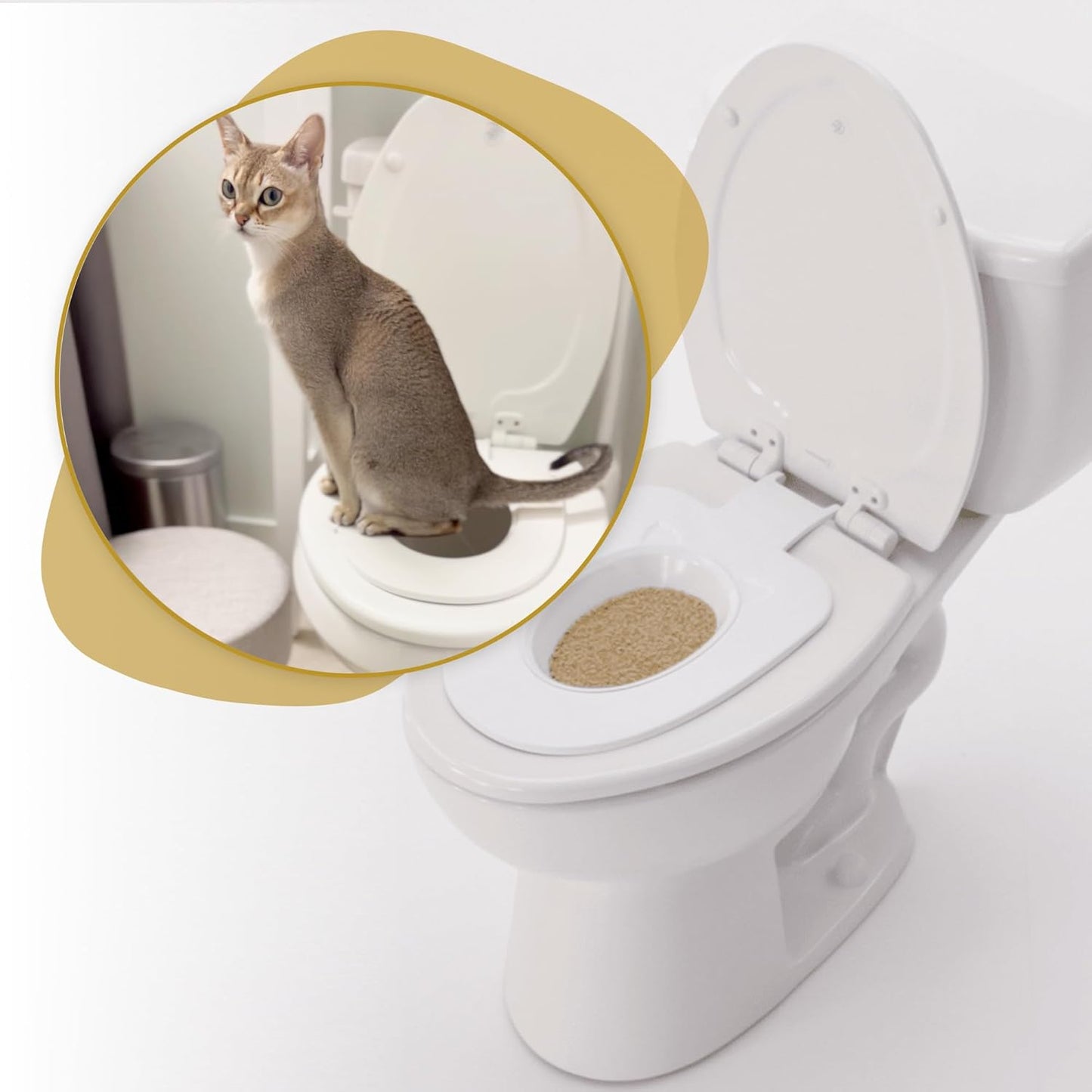 SystemTM Cat Toilet Training Kit - Humane and Vet-Approved