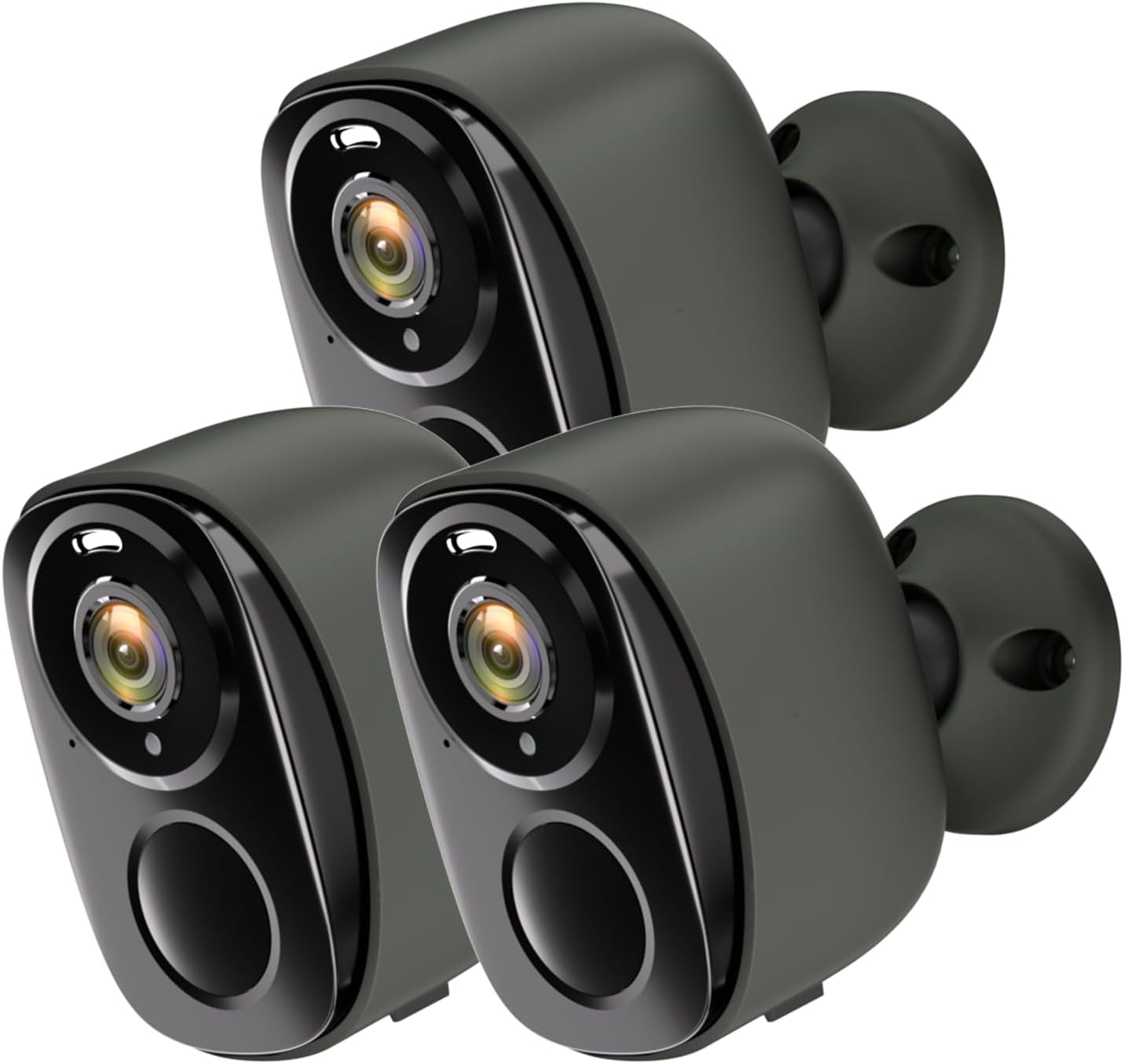 2K Wireless Security Cameras: Color Night Vision, Spotlight, Siren
