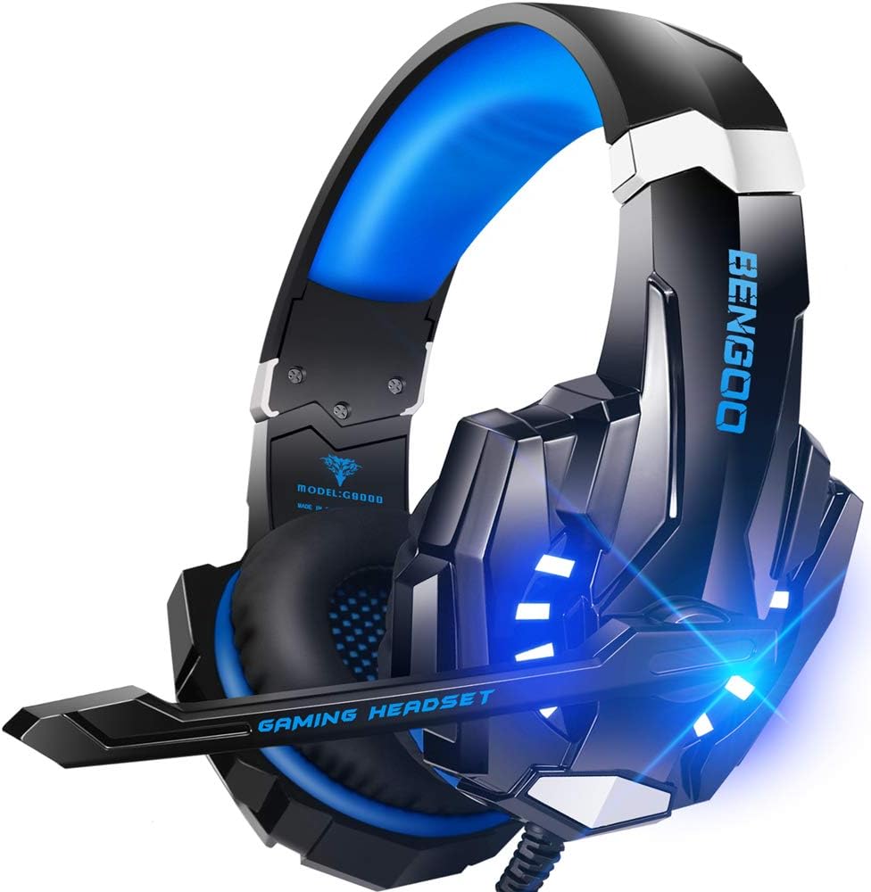 BENGOO G9000 Gaming Headset: Noise Cancelling with Bass Surround
