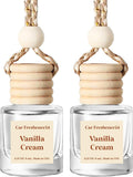 Car Air Freshener Hanging for Women - Long Lasting 8ml Diffuser