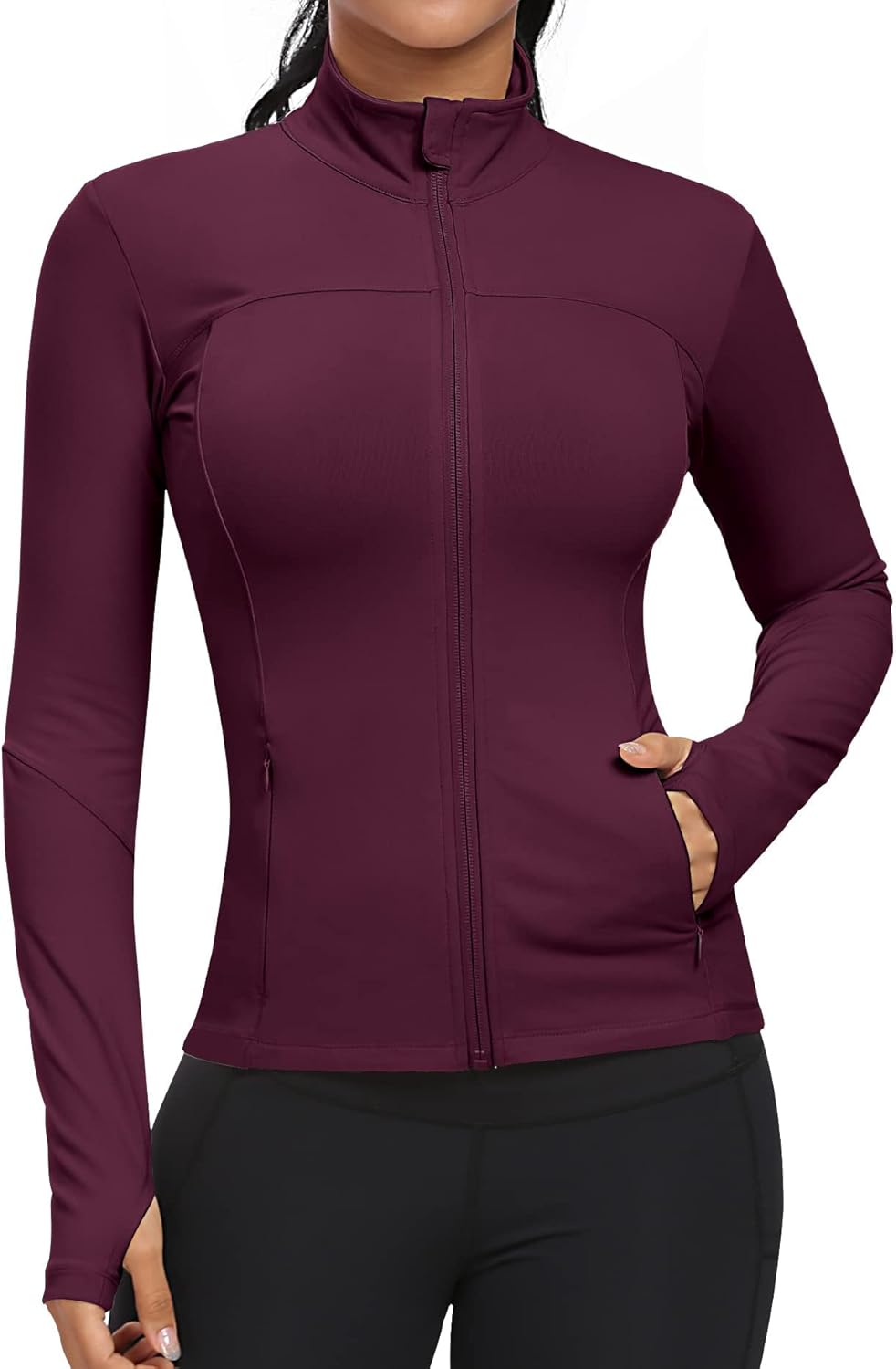 GYM RAINBOW Workout Jackets for Women - Full Zip Athletic Jacket