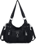 Angelkiss Large Purses for Women - Stylish Faux Leather Tote