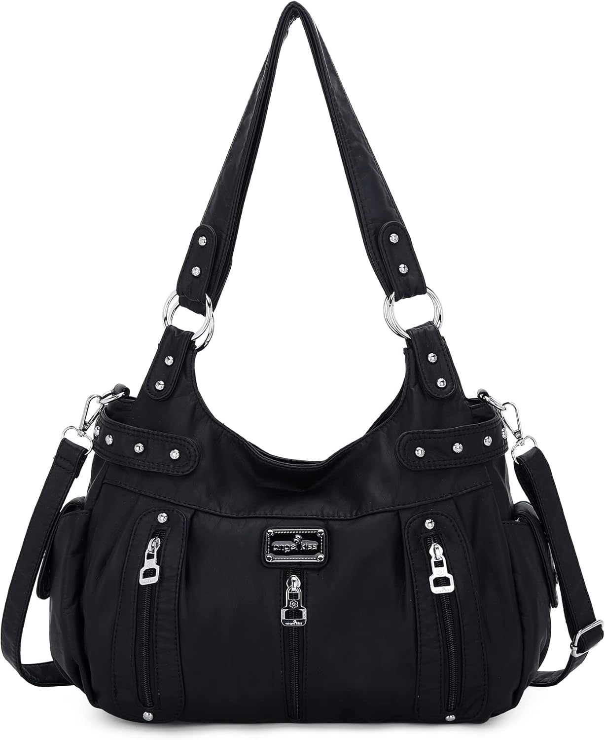 Angelkiss Large Purses for Women - Stylish Faux Leather Tote